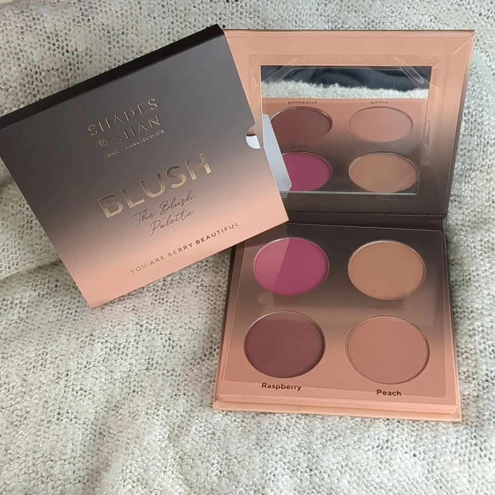 Shades By Shan The Blush Palette, 5.0x4/0.18oz